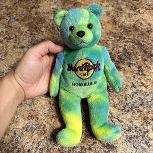 Hard Rock Cafe Honolulu 2001 Monty Beara Tie Dye Bear